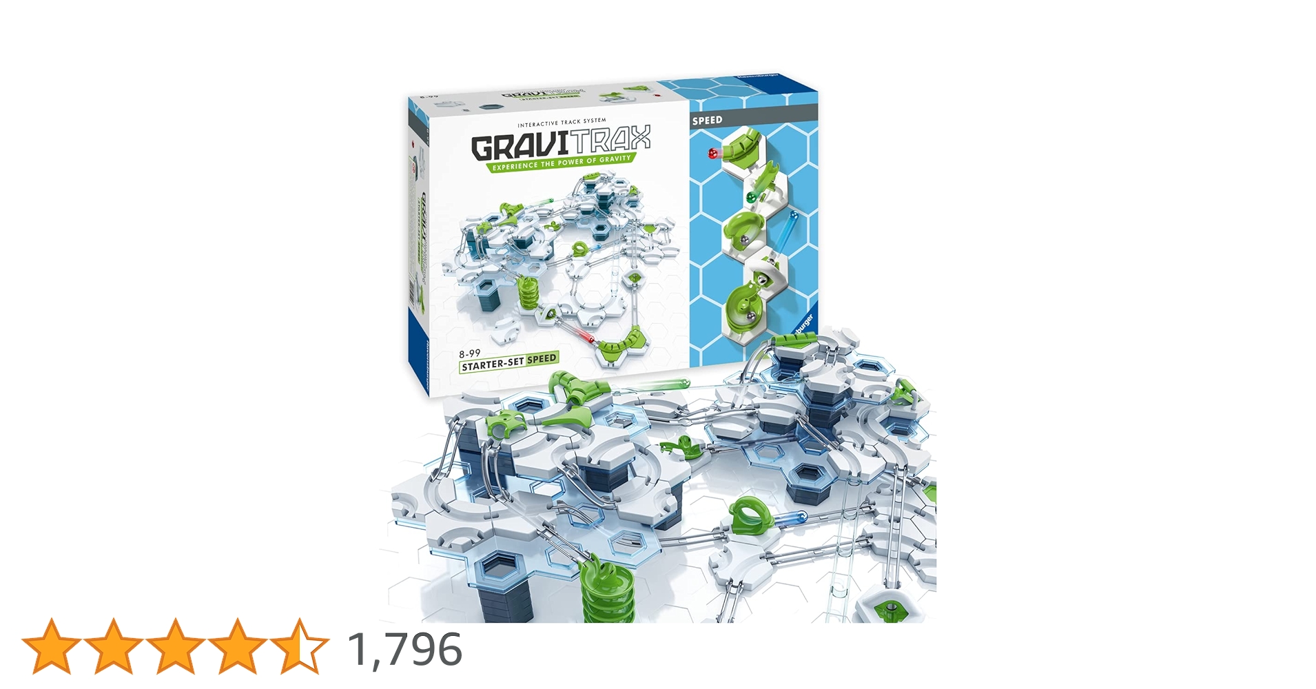 Ravensburger GraviTrax Starter Set Speed â€“ STEM Marble Run